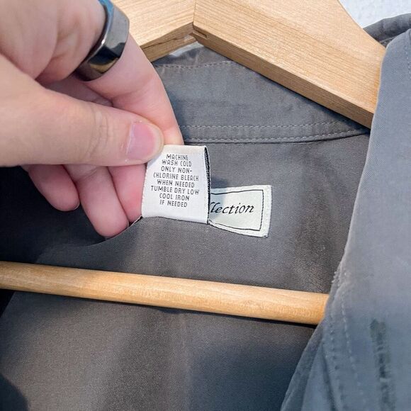 Paradise Collection Hawaiian Style Short Sleeved Button Down Shirt M - Picture 4 of 8